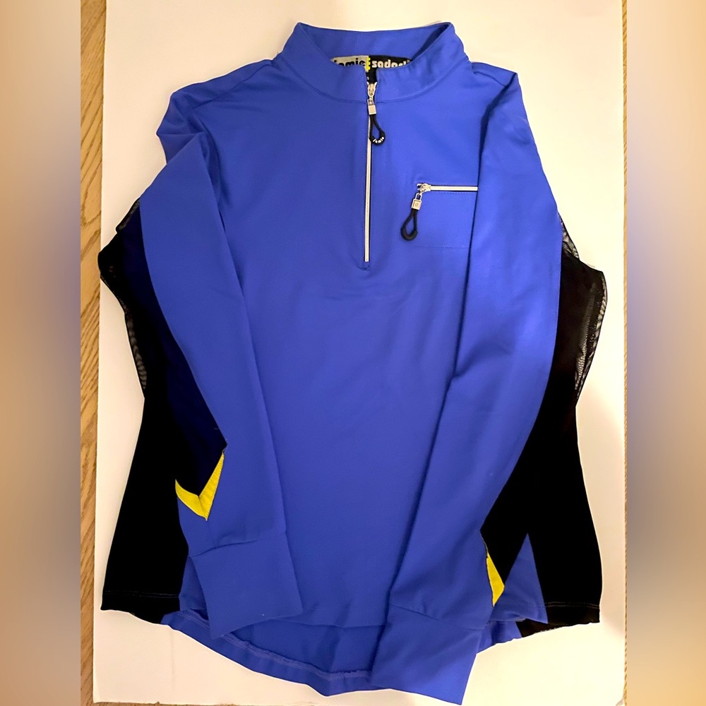 Jamie Sadock Royal Blue Jacket with Yellow Trim